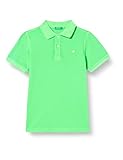 polo niño verde agua 100% algodón United Colors of Benetton Maglia Polo M/M 3089C3160 Camisa, Verde 904, 170 cm para Niños