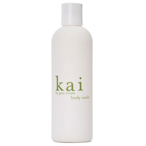 kai Body Wash, 8 Fl Oz., foaming body wash with vitamin e, extracts of cucumber + comfrey, scented with the delicously, fresh + clean signature fragrance. vegan, cruelty free, made in the usa image 4