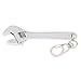 OriGlam Mini Wrench Tool Keychain, Spanner Keyring Pendant, Keychain Creative Mini Adjustable Wrench Key Chain Spanner Key Chain (Silver)