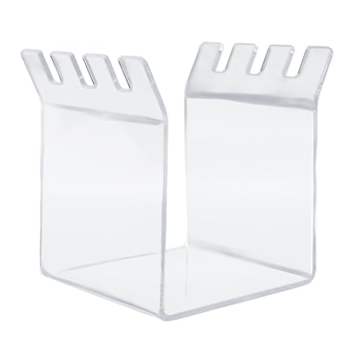 Soporte para bolsas Ziplock de acrílico transparente y duradero para cocina