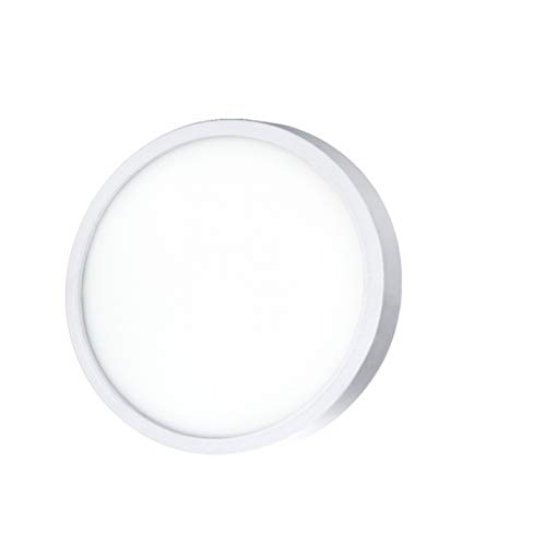 HFGDRH LED Round Ceiling Light, Ultra-Thin Ceiling Lamp18W 24W 36W 48W Modern Panel Light Fixture Surface Mount for Living Room Kitchen Bathroom(18W,Cold)