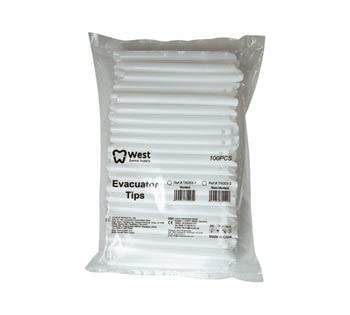 Dental Evacuator Tips Vented White 1000pcs