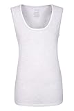 Mountain Warehouse Agra Damen-Noppenhemd - leichtes, atmungsaktives Damen-Trägerhemd für den Sommer, pflegeleichtes T-Shirt - ideal für Urlaub, Picknicks, Spaziergänge Weiß 48