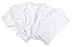 TupTam Baby Body Langarm – Wickelbody Langarm für Jungen & Mädchen, 5er Pack, 100% Baumwolle, OEKO-TEX, Farbe: Weiß, Größe: 56