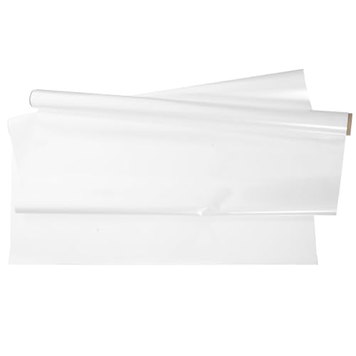 OFFSCH Elettrostatici Cancellabili Secco Adesivi Per Lavagna Bianca Lavagna Cancellabile Secco Per Parete Da Parati Staccabile e Arrotolabile