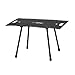 kowaku Folding Table with Height Adjustment for Outdoor Use, Ideal for Gatherings and Picnics, Black