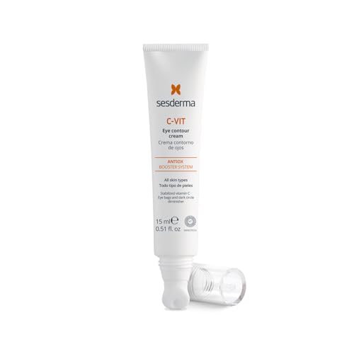Sesderma C-VIT Eye Contour Cream - Targets Wrinkles Antioxidant Protection and Tired Eyes 0.5 fl oz.