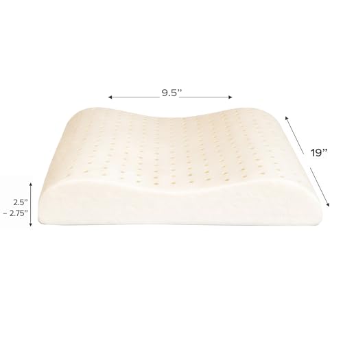 Almohada Látex Orgánico Contorno Tamaño Travel miniatura 2