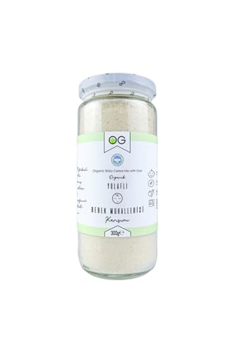 Organik Yulaflı Bebek Muhallebisi Karışımı 300 g, 6 Ay