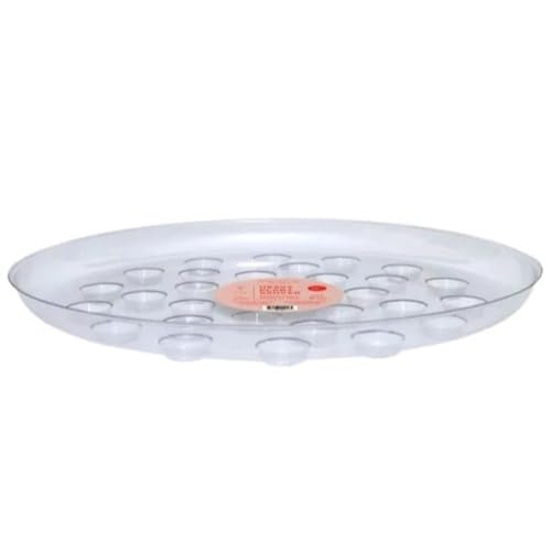 CWP DS-1600 Heavy Gauge Footed Carpet Saver Saucer, 16-Inch Diameter, Clear , White