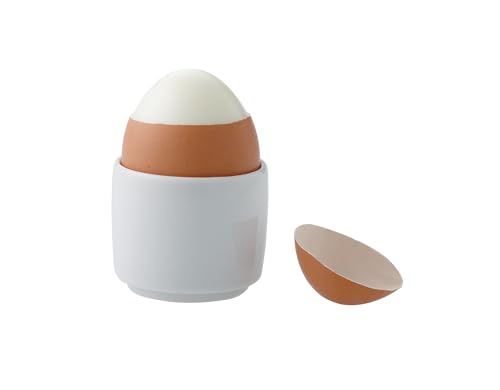 Rösle 12827 Stainless Steel Egg Topper with Silicone Handle Egg Cracker 5.6 in