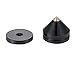 IDOLOVA 8 Set Speaker Stand Feet Foot Pad Aluminium Alloy Metal Spikes Cone Floor Foot Nail Black, 500340331A3