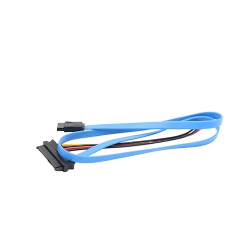 Cable adaptador SATA 7 Pin a S/AS 29 Pin con alimentación 4 Pin miniatura 6