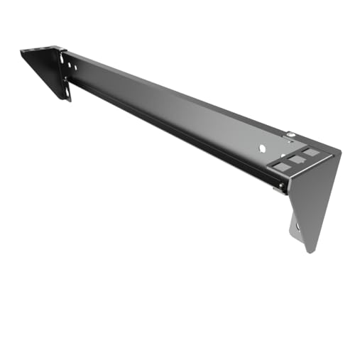 Mofangtech 1U Folding 19 Inches Cold Rolled Steel Wall Mountable Simple Vertical Rack and Networking Euipment Rack Including Hardware for Assembly (1)