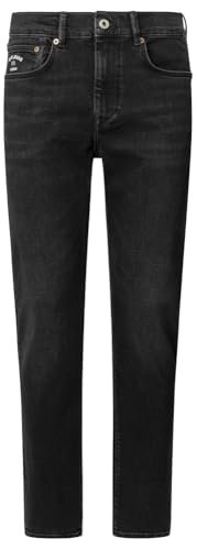 Jeans slim Pepe Jeans Hatch pour homme en denim noir lavé