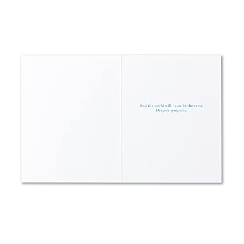 Compendium Positively Green Greeting Cards — 4-Pack Of Sympathy Cards — They Lived And Laughed And Loved… (Four Cards Total, One Design) #TOP2