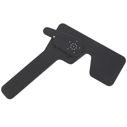 Amosfun Handheld Plastic Eye Occluder for Vision Testing, Single Eye Cover Patch with Pinhole for Astigmatism Screening, Vision Screening Device for Children and Adults