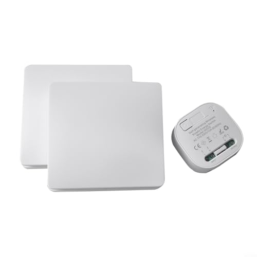 Interruptor inalámbrico autogenerador IP44 para controlar la luz del baño