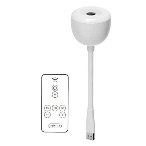 Proyector de luz – 6,2 x 6,2 x 20,3 cm lámpara de pared para mesita de noche, lámpara de proyección de luna USB, lámpara de proyección LED, mando a distancia, regulable, decoración del hogar para