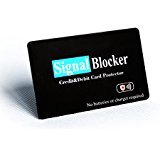 RFID Blocking Credit & Debit Card Protector LED Scan Blocker Security Card Anti-Theft Blocking Wallet Protecter not Need RFID Blocking Sleeve