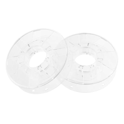 Ciieeo 2pcs Plastic 3d Printing Spool Winding Reel for Filament and Extension Cord Storage, Small Wire Organizer for Sch