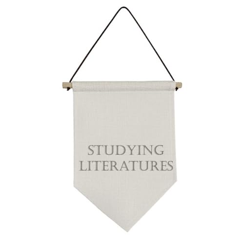 Bannière décorative littérature pour personnaliser un mur blanc sans faire de trou