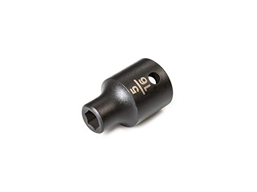Image of TEKTON 1 /2 Inch Drive x 5 /16 Inch Shallow 6-Point Impact Socket | SID22008