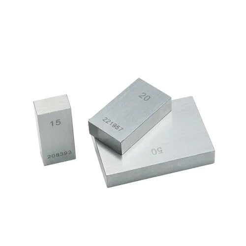Bloque patrón, Calibrador De Bloque De Precisión, Bloque Calibrador, Medidor Cuadrado De Acero, Calibrador Vernier, Micrómetro,Fácil de llevar(25mm 0 grade)