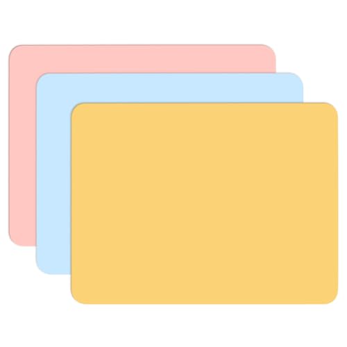 3 Stück Bastelunterlage Kinder 40x30cm Silikonmatte Basteln, Antihafte Knetunterlage, Rutschfeste Bastelmatte, Malunterlage, Silikon Unterlage, Silikon Matte für Gießharz Bastelarbeiten Handwerk DIY