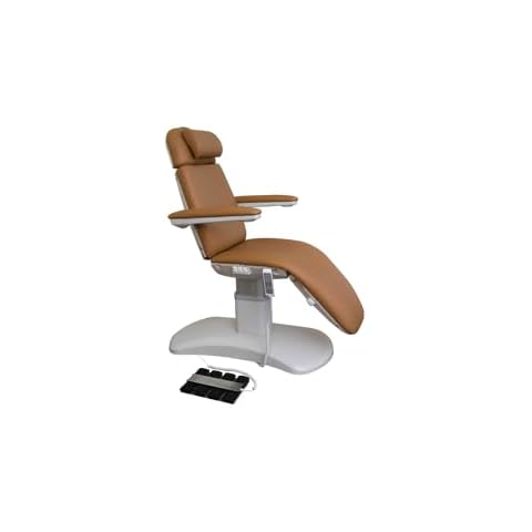 Spa Luxe 2270FB Medi Spa Exam Chair and Treatment Bed - Beige | 4 Motors | Slim Profile | 2 Year Warranty | Ideal for Injectables, Dermatology, Podiatry, Facial and Spa Services Cover