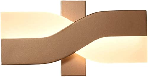 Aplique moderno dorado de metal y acrílico para interior de hotel