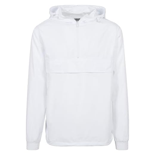 Urban Classics Herr basic pull over jacka, Vit, M
