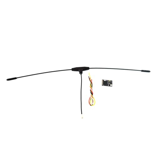 Lbvzxkad Receptor de 500 MHz, 500,5 MHz-524,9 MHz, con Antena Tipo T ESP8285, Potencia de Telemetría de 50 MW para Dron de Carreras RC FPV