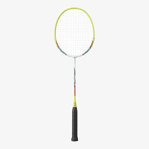 Yonex Muscle Power 2 Badminton Racquet (White/Yellow) - Strung