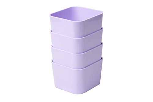 Porta Objetos Pequeno (KIT C/4PCS), 3019.LP.0012, Lilás Pastel