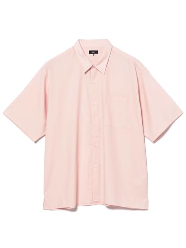 [ビームス] S/Sシャツ ソリッド TR ハーフスリーブ シャツ メンズ PINK L