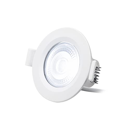 Spot Super Led Redondo 5w Lâmpada 3000k Branco Quente