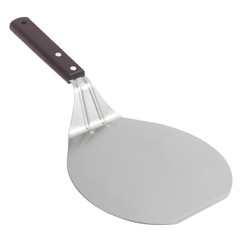 Zunishaone PIEMA PIZCE TUTTA PEEL - CIOTTA IN ACCIAIO INOX HACHA PIZZA, PADDE PIZZA MANICA IN LEGNO | Strumento per la buccia della pizza, Sollevatore per il pane da pasticceria per girare duran