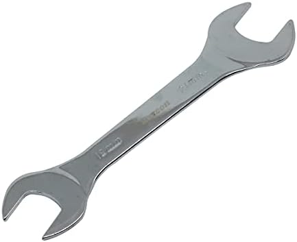 ExcInter Open Ended Spanner, 24x27mm Double End Silver Wrench 3mm Ultra Thin Repairing Tool for Use Under Narrow Space Conditions(1 PCS)