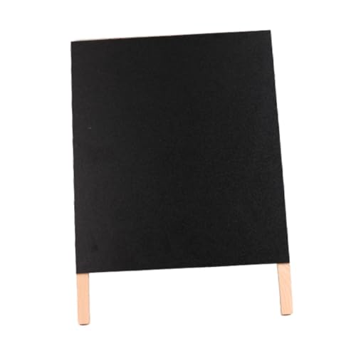 FytStycale Small Wooden Chalkboard Sign Display Reusable Message Board Standing Blackboard for Food Outdoor Christmas Shop Restaurant