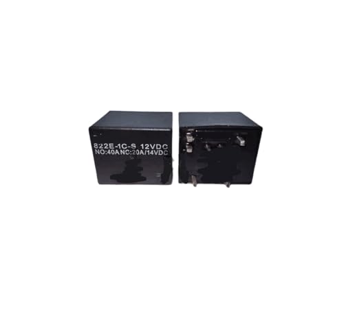 Relé de 7 pines 822E-1C-S 12V CC 40A repuesto de automoción paquete de 2 unidades