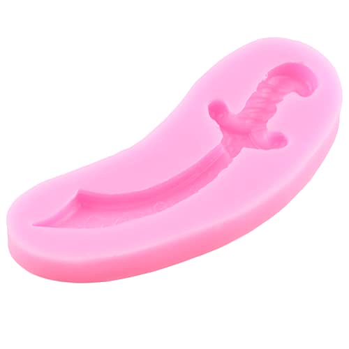 ZiXiang Weapons Sword Axe Knife Silicone Fondant Mold Set Of 4 by zixiang - Used condition - Image 8