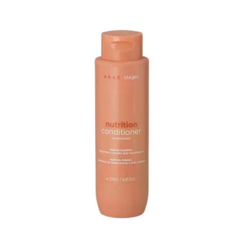 BRAÉ Stages Nutrição - Condicionador Profissional para Cabelo - Hidratação Intensa, Maciez e Brilho Salon-Quality - 250ml