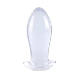 Orirya アナルプラグ アナル開発 柔らかい TPE製 透明 卵の形 アナルストッパー 女性用 アダルトグッズ 男性用 あなるプラグ アナル拡張 smグッズ あなるぷらぐ 初心者 上級者向け アナル責め アナルグッズ S