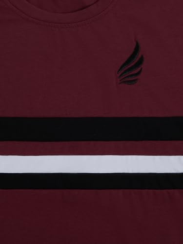 Image of RoseSeek Men's Color Block Short Sleeve Tee Shirts Casual Crewneck T Shirt Trendy Summer Tops