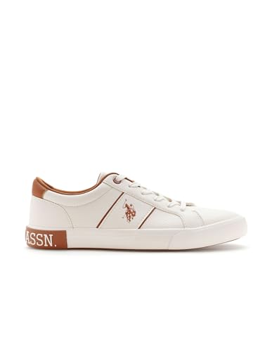 Image of U.S. Polo ASSN. Zesta 3.0 Beige Sneaker Shoes with Premium Upper