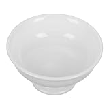 MUCKLILY Dessertschale Aus Keramik Sorbet-schüssel Dessertschalen Mit Fuß Dekorative Obstschale Schale Auf Fuß Aus Porzellan Sockelschale Weiße Obstschale Keramikschale Keramik Weiß