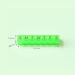 4 Conditionnement hebdomadaire (7-Day) Organisateur de pilules, 7 Jours Pill Case Travel Daily Pill Box Portable Medicine Organisateur et planificateur avec compartiment pour les vitamines, huile de poisson, suppléments et médicaments (4 Couleurs)