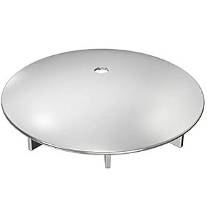 Yunstk 3JIAO-2 Duschabflussabdeckung 112 mm Chrom