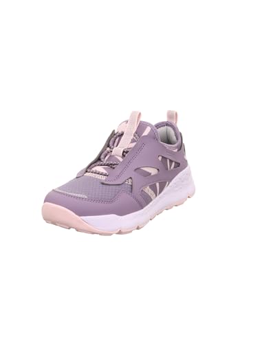 Superfit Mädchen Schnürhalbschuhe Free Ride, Kinder Halbschuhe, Weite: M IV, lose Einlage, freizeitschuh, schnürschuhe, LILA/ROSA (500), 36 EU